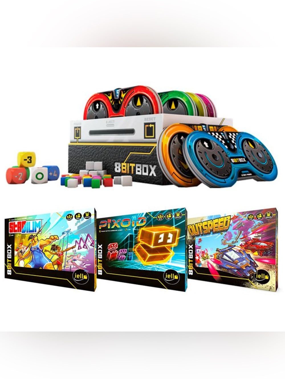 8BITBOX 8 Bit Box: The "First Generation" Board Game Console Sealed New Iello